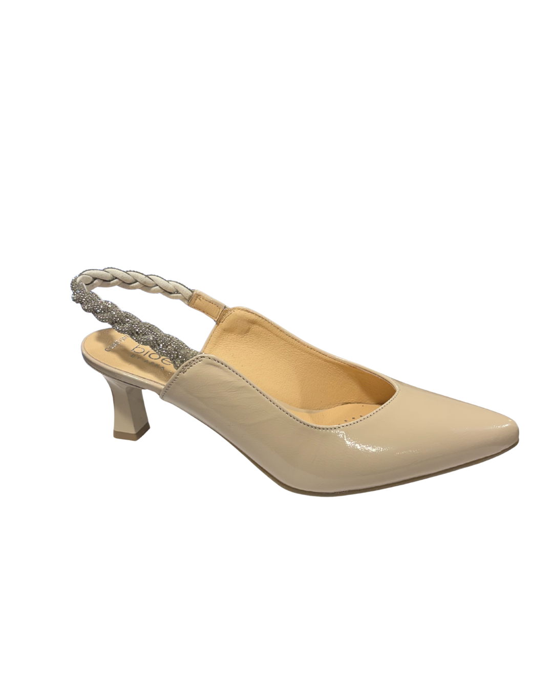 Bioeco Womens Heel 4256 Beige Patent