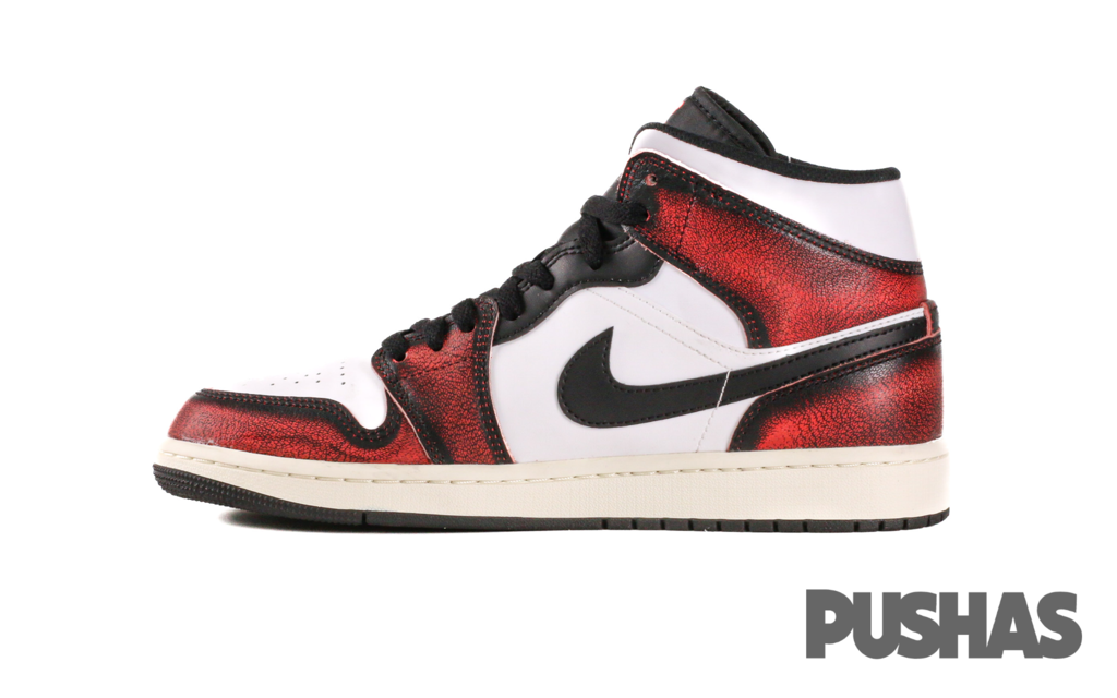 Air Jordan 1 Mid 'Wear-Away Chicago' (2022)