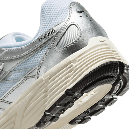 Nike P-6000 'White Metallic Silver Flat Silver Black' (2025)