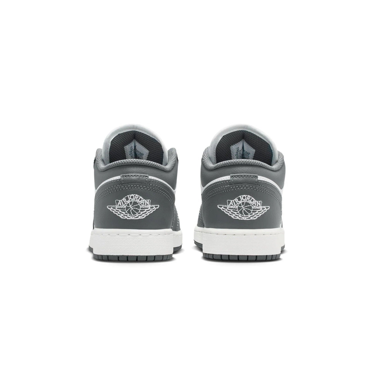 Big Kid's Jordan 1 Low Iron Grey/Summit White (553560 044)