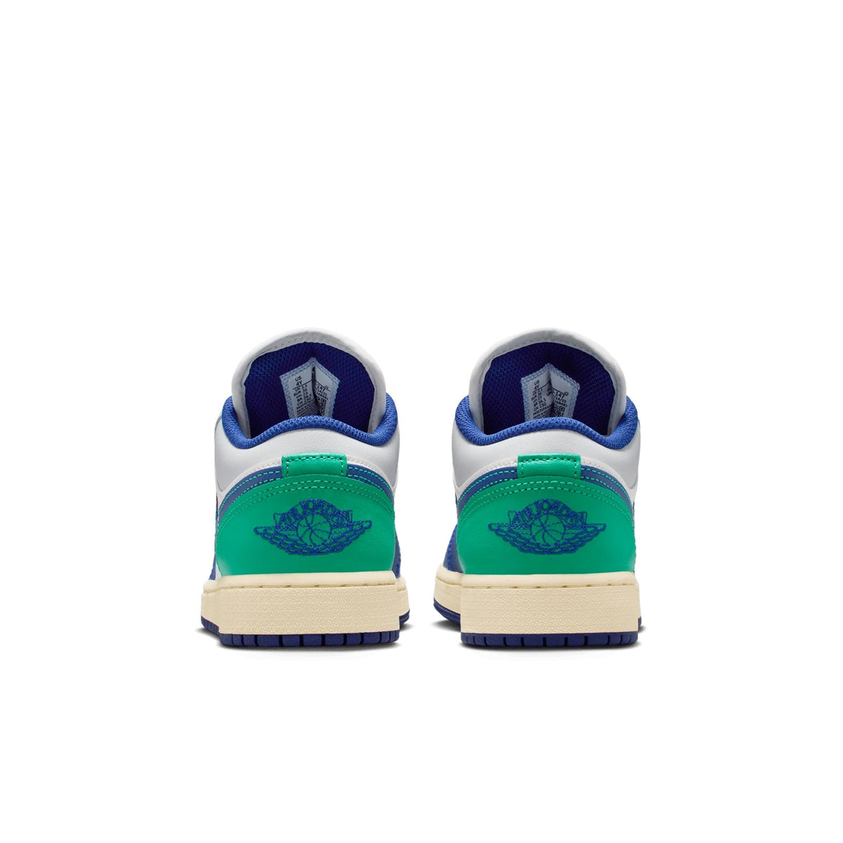 Big Kid's Jordan 1 Low Sail/Deep Royal Blue (553560 147)
