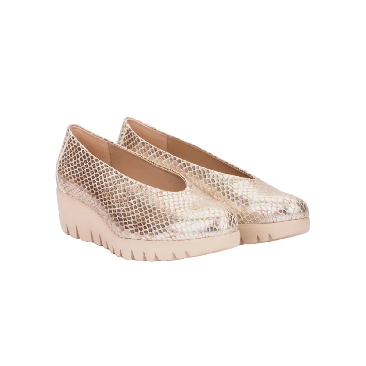 Wonders Womens Shoe C-33100 Champagne
