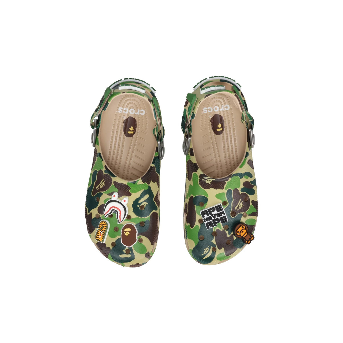Crocs Classic Clog A Bathing Ape 'ABC Camo Green' (2025)