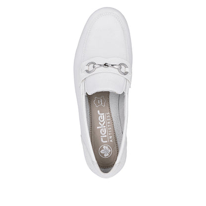 Rieker Womens Shoe L9355-80 White