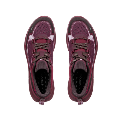 Ecco Womens Trainer Biom 2.2 Garnet/Dark Ruby/Blossom Rose