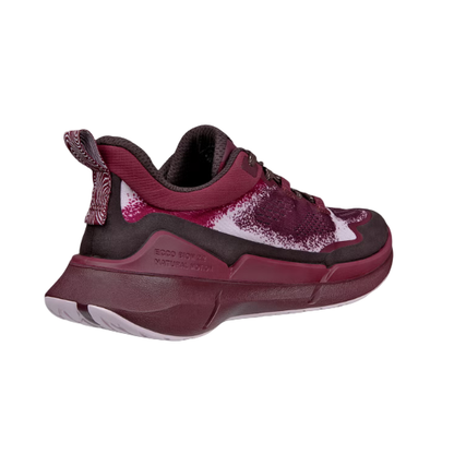 Ecco Womens Trainer Biom 2.2 Garnet/Dark Ruby/Blossom Rose