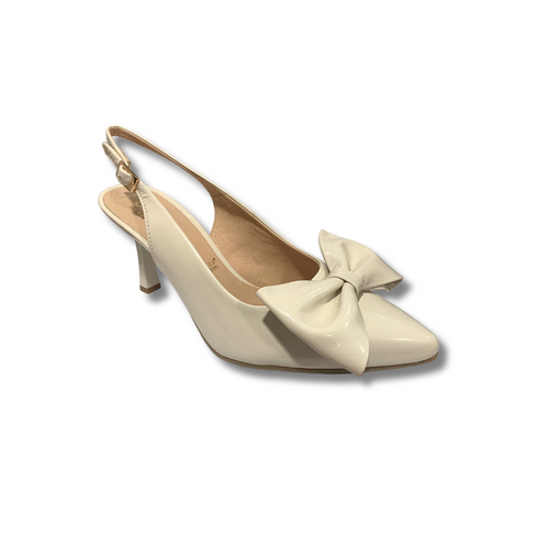 Bioeco Womens Shoe 4214 Cream Leather