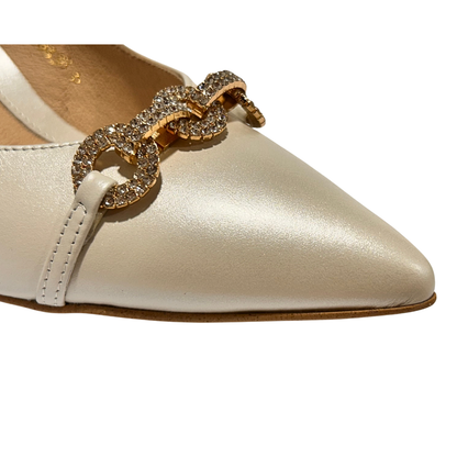 Emis Womens Shoe 8438 Ecru