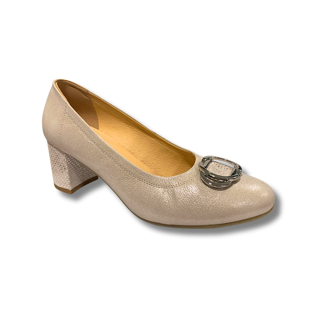 Bioeco Womens Shoe 6736 Metallic Pink
