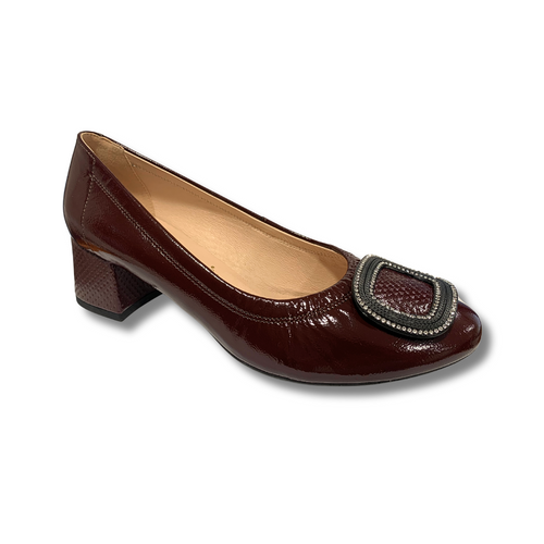 Bioeco Womens Shoe 6641 Burgundy Patent