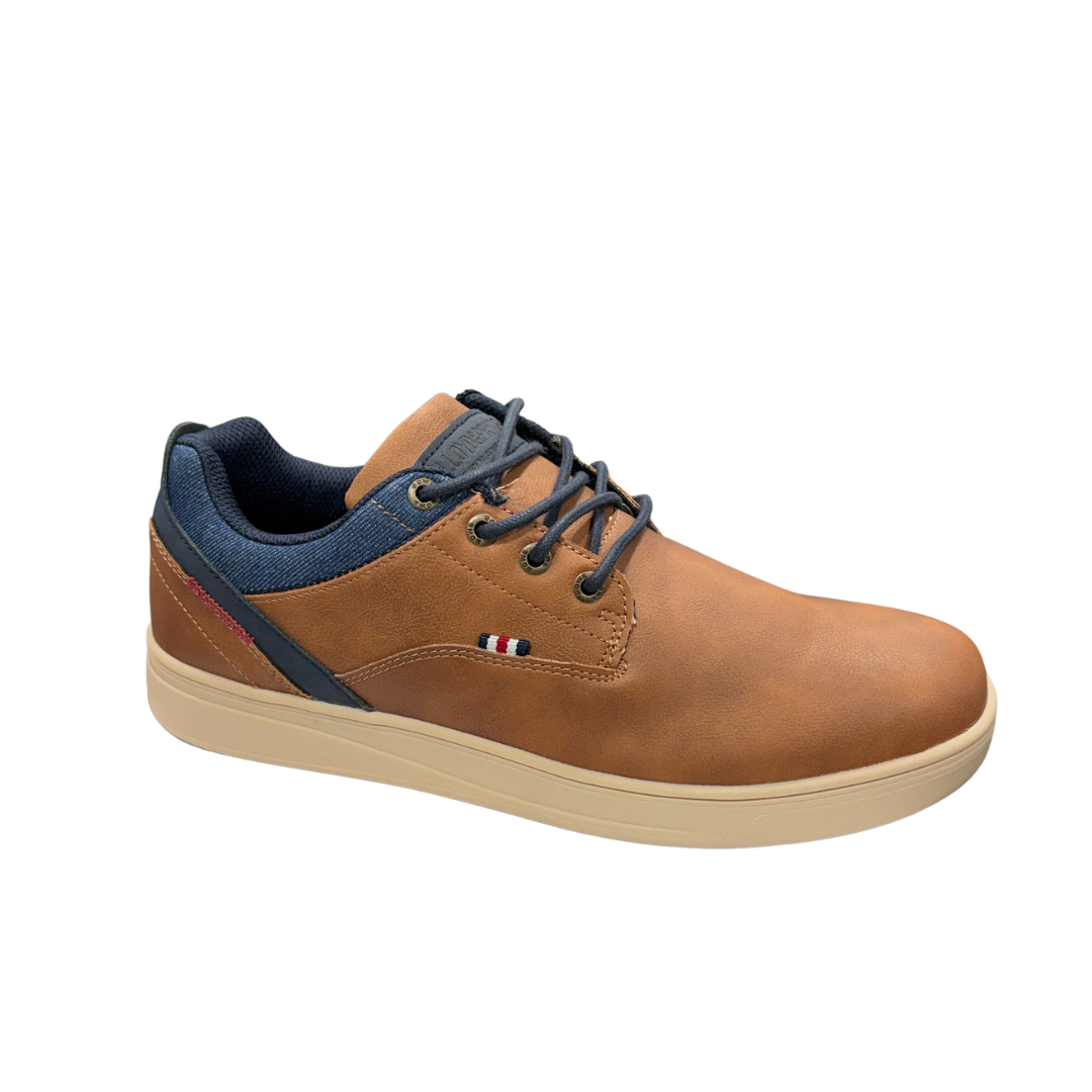 Lloyd & Pryce Mens Shoe Ribbans Camel