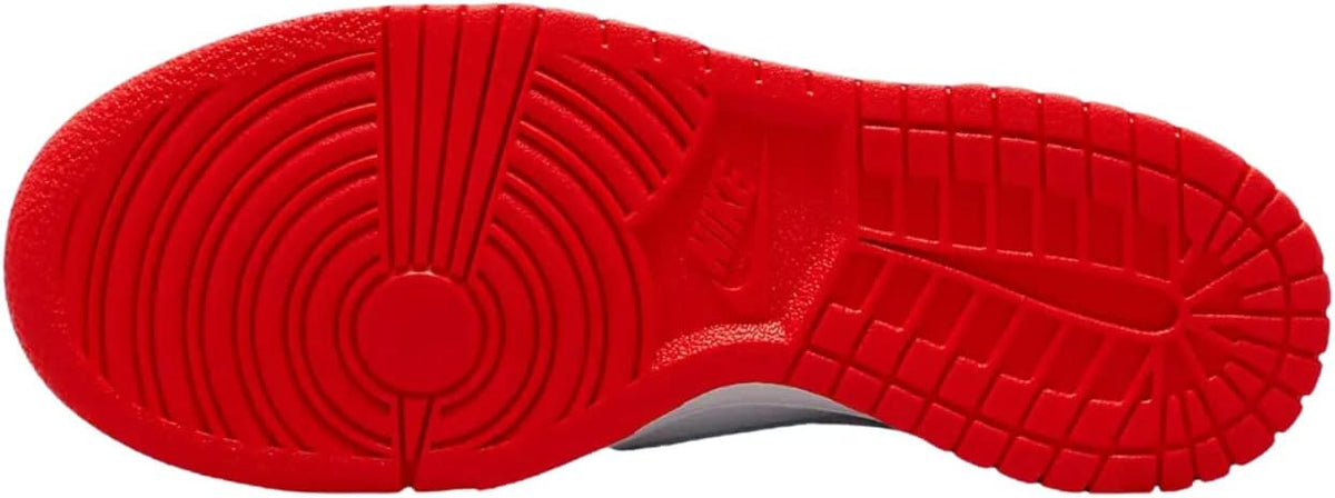 Big Kid's Nike Dunk Low White/Wolf Grey-Lt Crimson (DH9765 103)