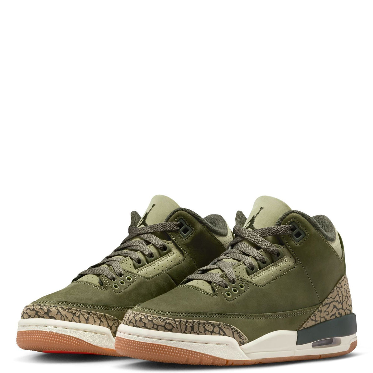 Big Kid's Jordan 3 Retro Medium Olive/Sequoia (DM0967 202)