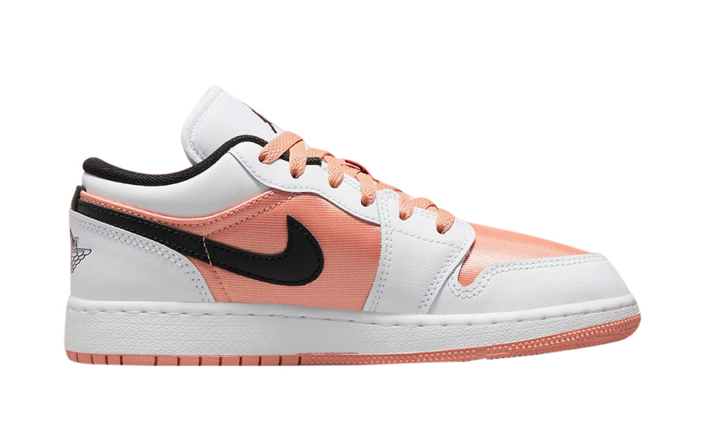 Big Kid's Jordan 1 Low Lt Madder Root/Black-White (DM8960 801)