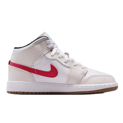 Big Kid's Jordan 1 Mid Phantom/Game Royal-White-Sail (DQ8423 004)