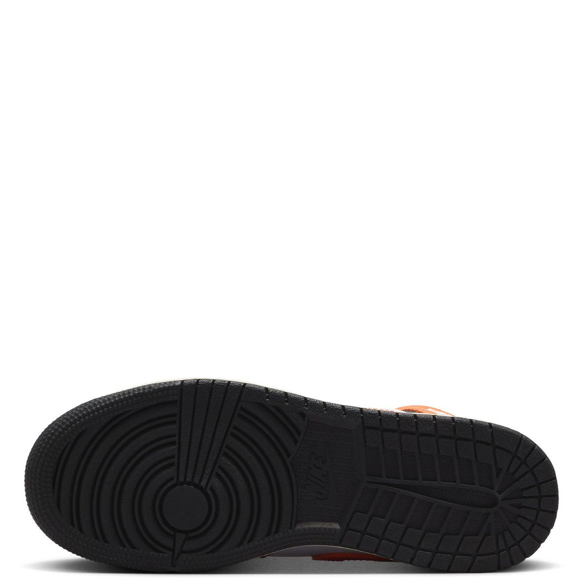 Big Kid's Jordan 1 Mid Starfish/Black-White-Sail (DQ8423 801)