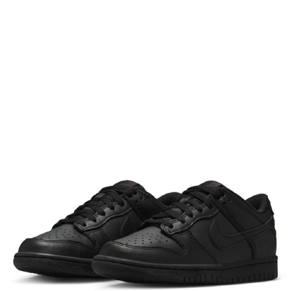 Big Kid's Nike Dunk Low Black/Black-Black (FB9109 009)