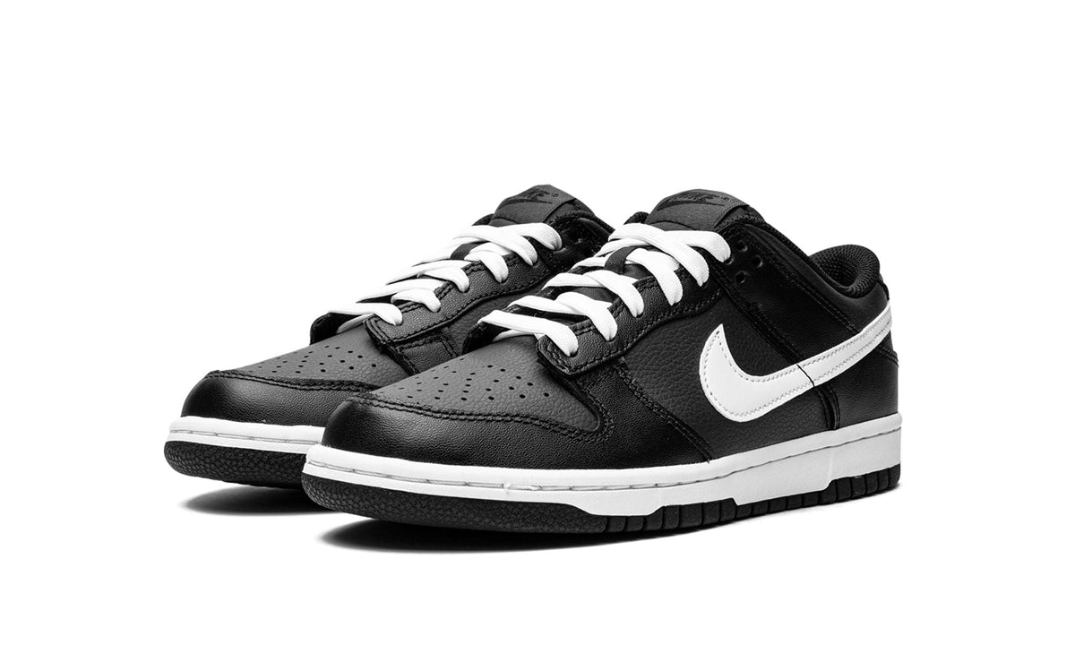 Big Kid's Nike Dunk Low Black/White-Black-White (FD1232 001)