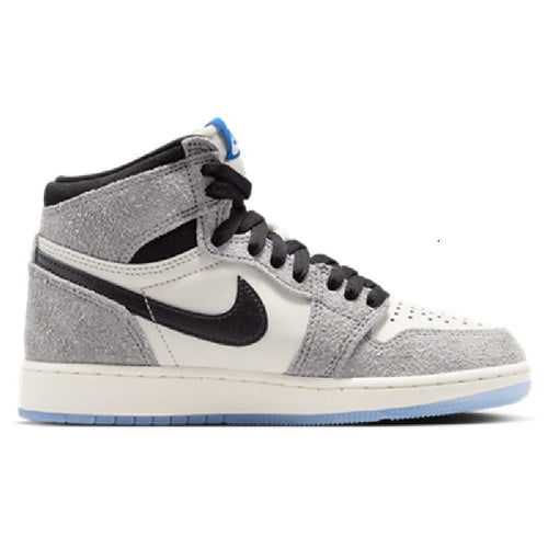 Big Kid's Jordan 1 Retro High OG Cool Grey/Black-Game Royal (FD1437 003)