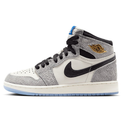 Big Kid's Jordan 1 Retro High OG Cool Grey/Black-Game Royal (FD1437 003)