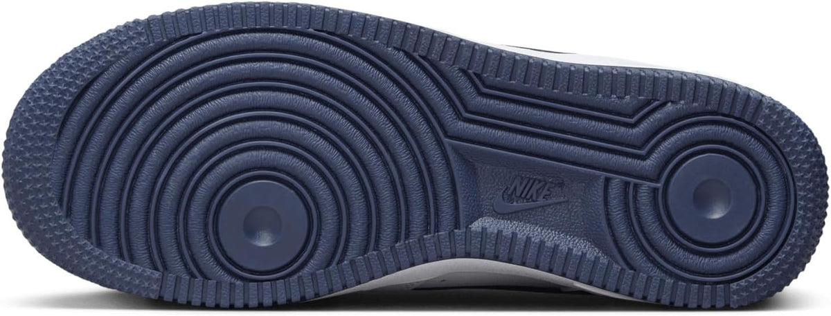 Big Kid's Nike Air Force 1 White/Midnight Navy (FV5948 104)