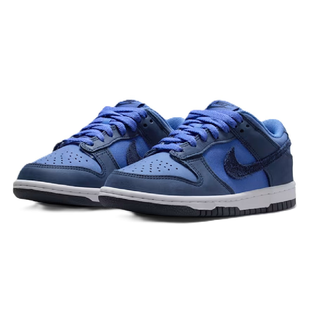 Big Kid's Nike Dunk Low SE Comet Blue-Midnight Navy-White (HQ9293 400)