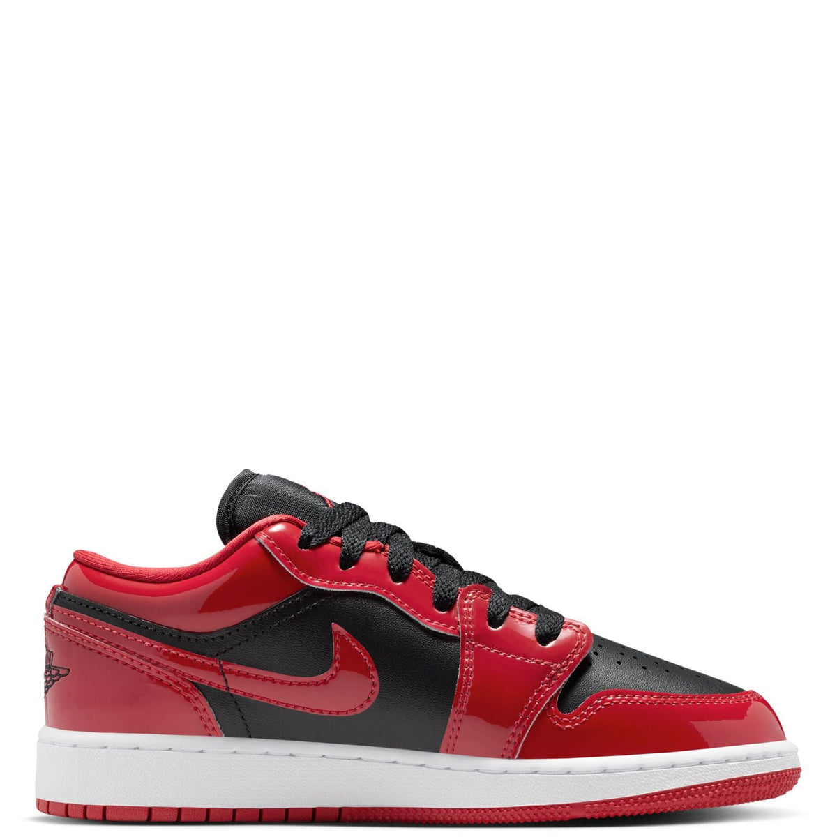 Big Kid's Jordan 1 Low SE Black/Varsity Red-White (HV4396 006)