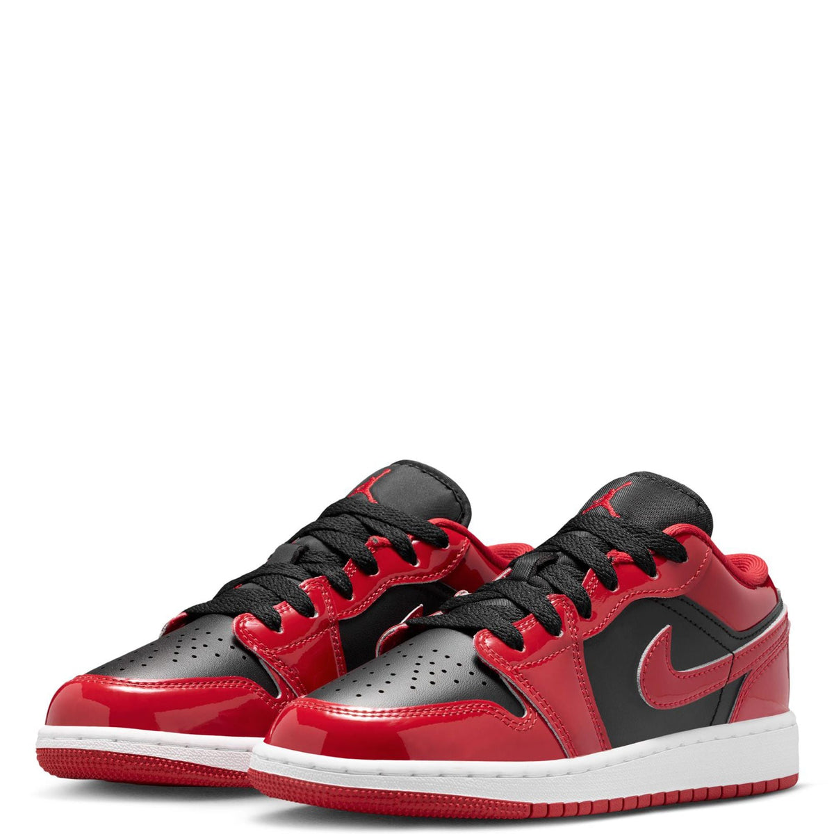 Big Kid's Jordan 1 Low SE Black/Varsity Red-White (HV4396 006)