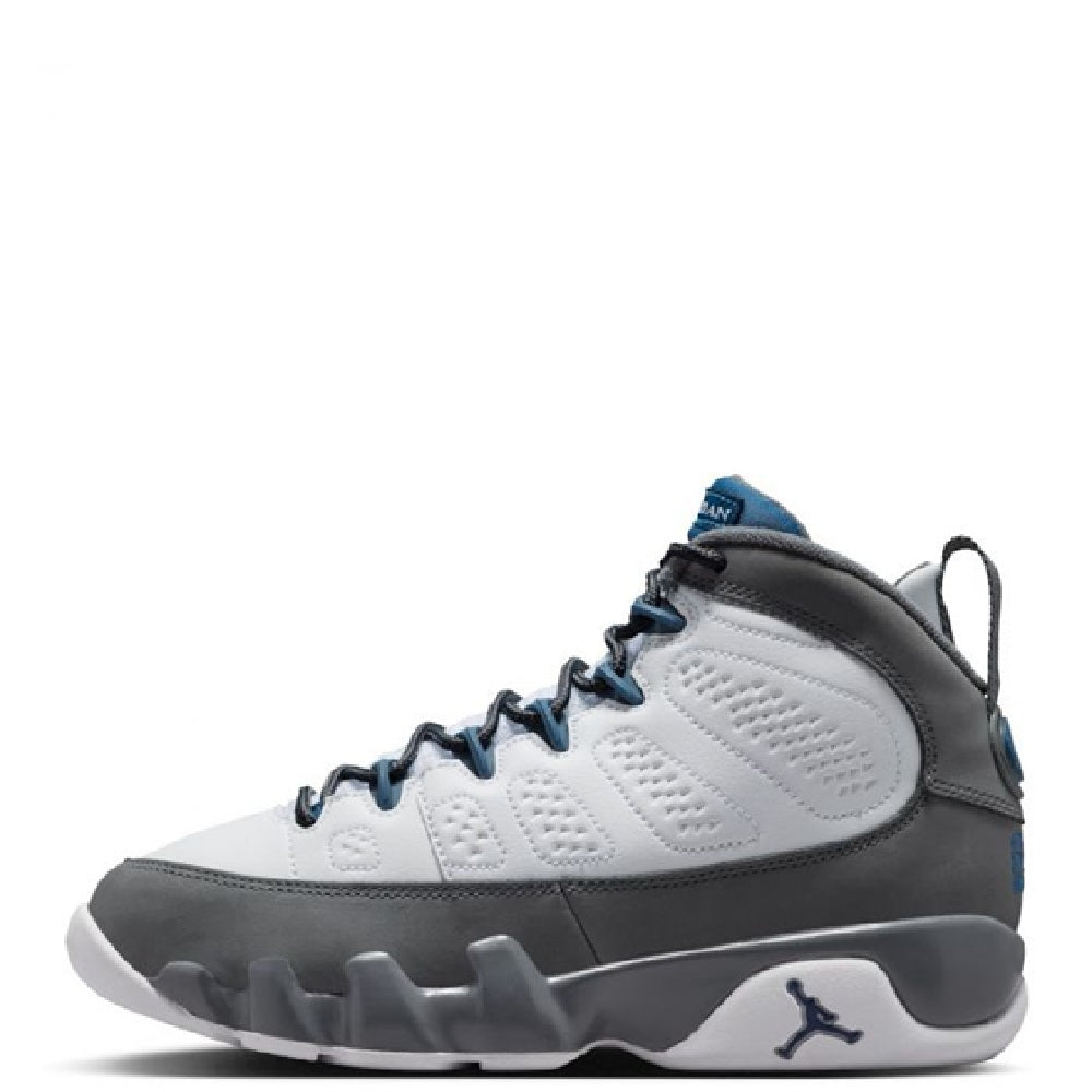 Big Kid's Jordan 9 Retro White/French Blue-Flint Grey (HV4574 100)