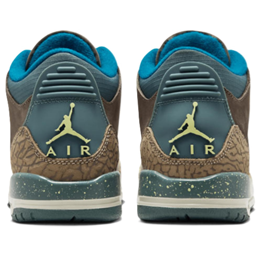 Big Kid's Jordan 3 Retro Olive Grey/Green Abyss-Khaki (IB7066 001)