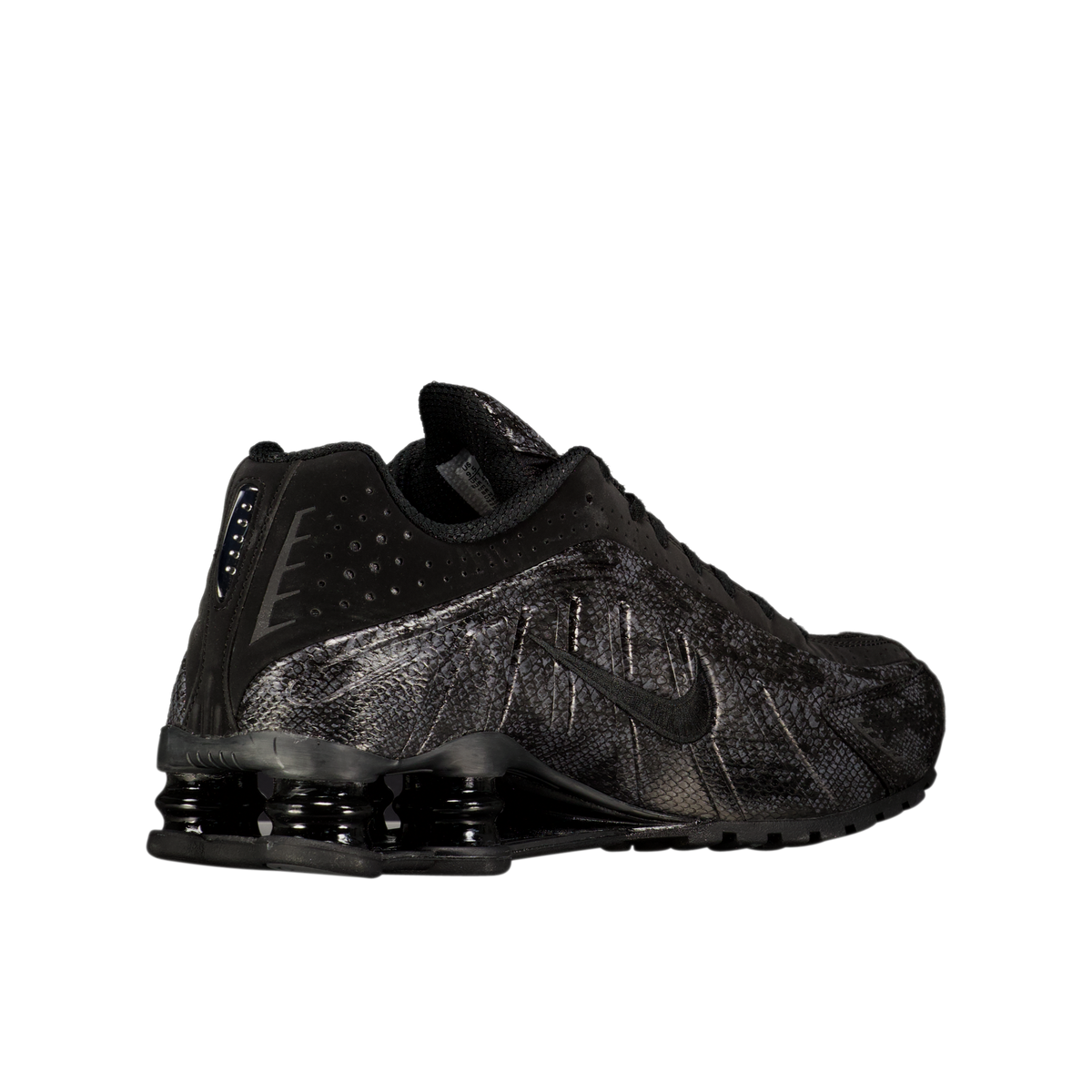W Nike Shox R4 Print 'Black Snakeskin'