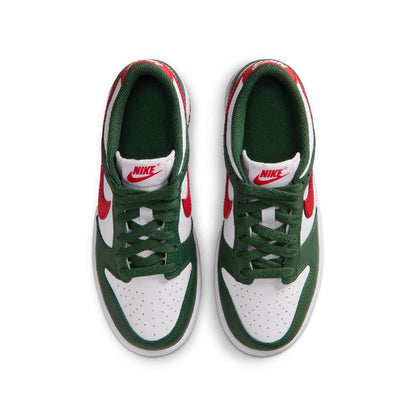 Big Kid's Nike Dunk Low BG FIR/University Red-White (IO7453 323)