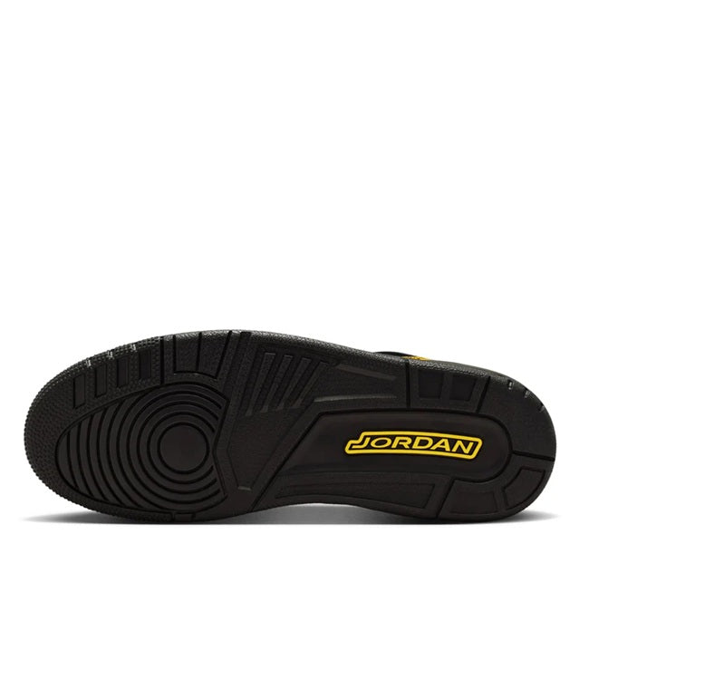 Big Kid's Jordan Spizike Low BG Black/Black-Speed Yellow (IQ9374 010)
