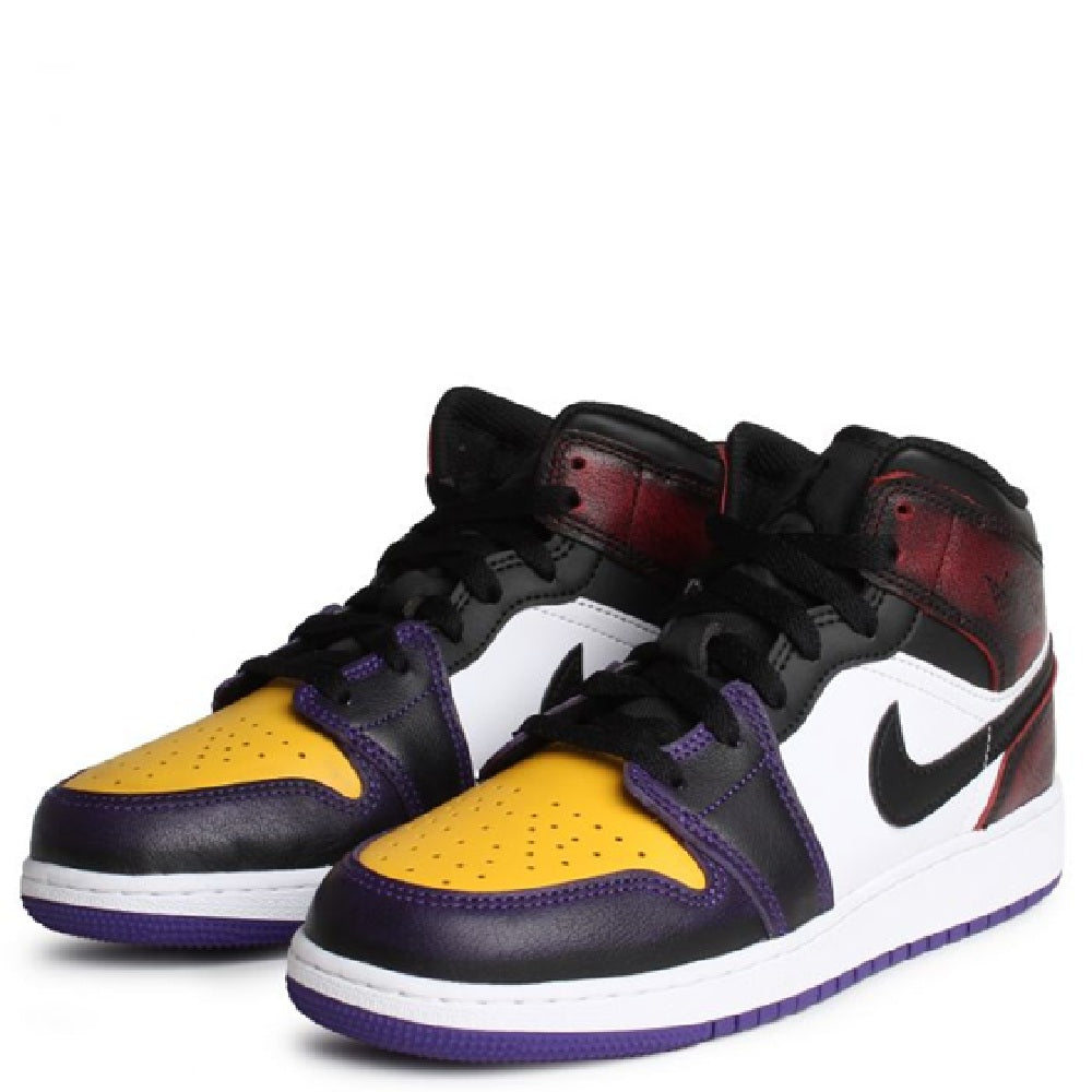 Big Kid's Jordan 1 Mid SE BG True Red/Black-White (IQ9700 611)