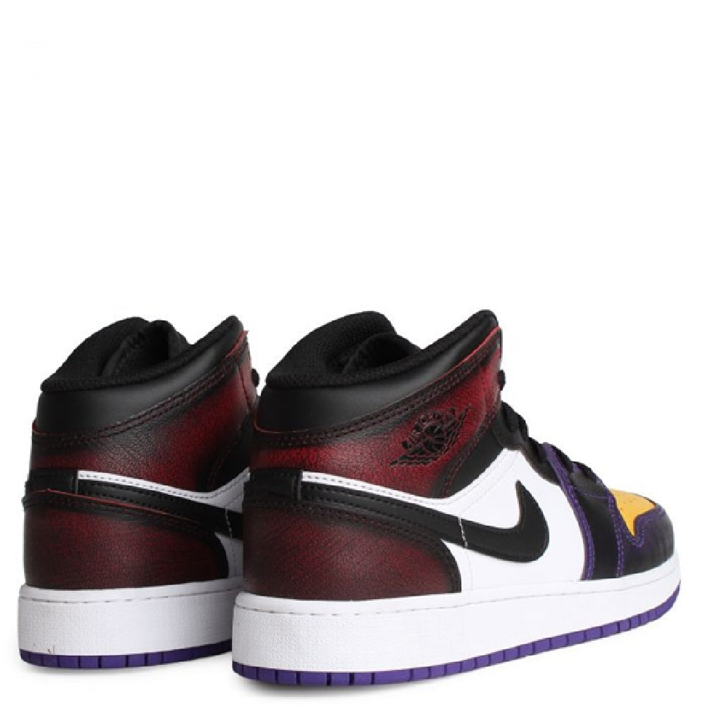 Big Kid's Jordan 1 Mid SE BG True Red/Black-White (IQ9700 611)