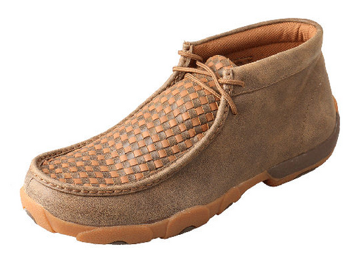 Twisted X Bomber with Tan Chukka Mens Driving Mocs MDM0033