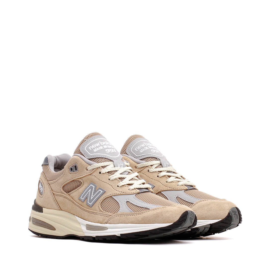 New Balance Unisex Made in UK 991v2 Cuban Sand U991BE2